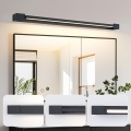 BRILAGI - AQUA LINE LED-kylpyhuonepeilivalaisin LED/28W/230V 100 cm IP44 musta CRI 90