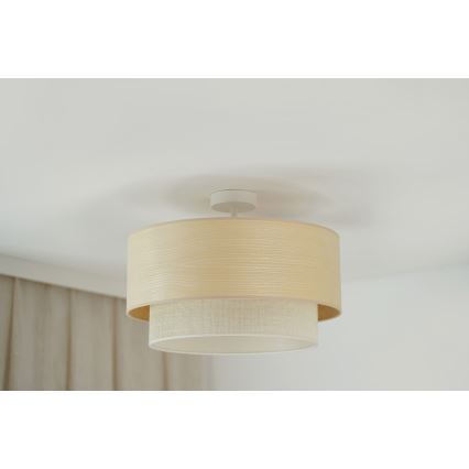 Brilagi - Kiinnitettävä kattovalaisin ARIZONA BOHO 1xE27/15W/230V halkaisija 45 cm beige