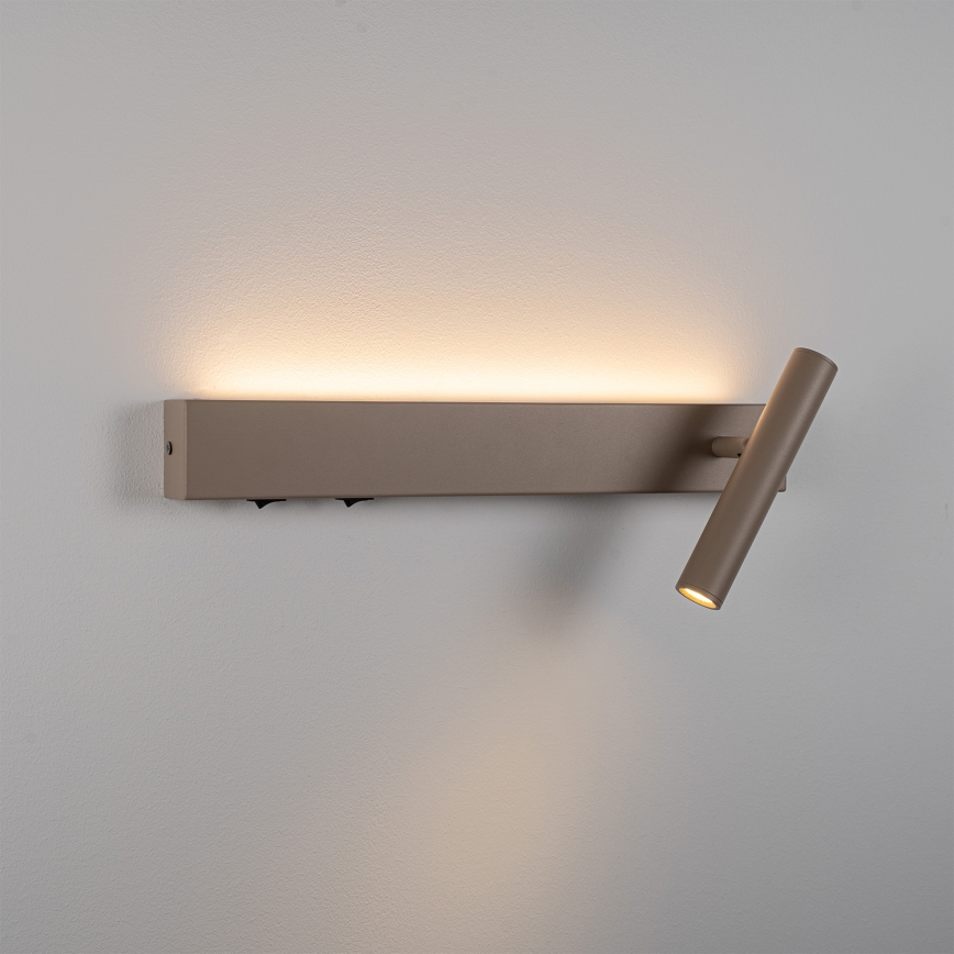 BRILAGI - ARLIX LED-seinäkohdevalaisin LED/3W/230V + LED/7W beige CRI 90