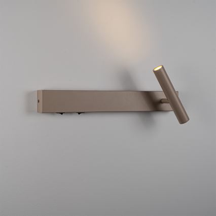 BRILAGI - ARLIX LED-seinäkohdevalaisin LED/3W/230V + LED/7W beige CRI 90