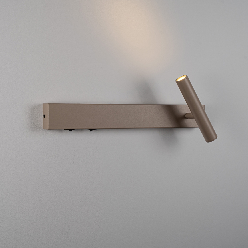 BRILAGI - ARLIX LED-seinäkohdevalaisin LED/3W/230V + LED/7W beige CRI 90
