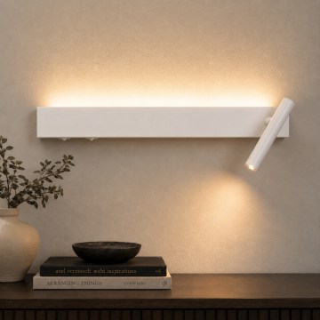 BRILAGI - ARLIX LED-seinäspottivalaisin LED/3W/230V + LED/7W, valkoinen, CRI 90