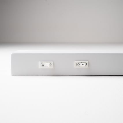 BRILAGI - ARLIX LED-seinäspottivalaisin LED/3W/230V + LED/7W, valkoinen, CRI 90