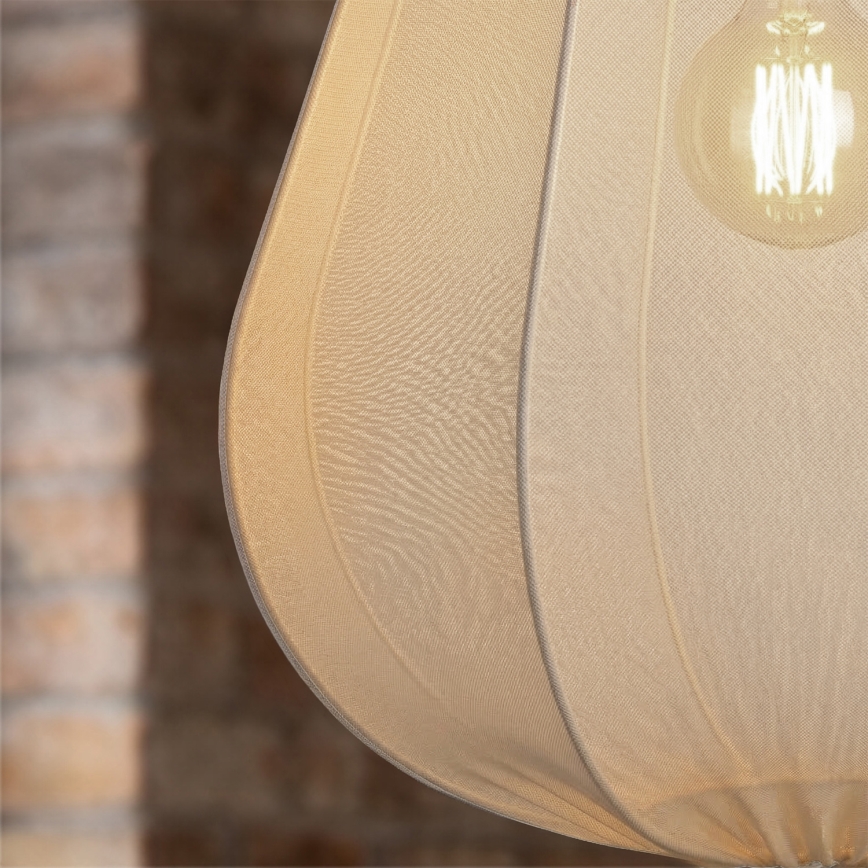 Brilagi - ARVEN LED-riippuvalaisin vaijerilla 1xE27/8W/230V, halkaisija 37 cm, valkoinen