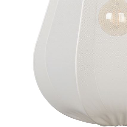 Brilagi - ARVEN LED-riippuvalaisin vaijerilla 1xE27/8W/230V, halkaisija 37 cm, valkoinen