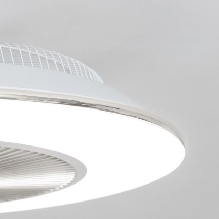 Brilagi - LED himmennettävä valaisin tuulettimella AURA LED/38W/230V 3000-6000K hopea + kaukosäädin