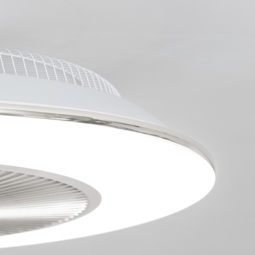 Brilagi - LED himmennettävä valaisin tuulettimella AURA LED/38W/230V 3000-6000K hopea + kaukosäädin