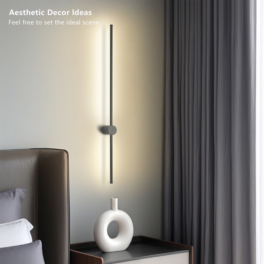 Brilagi - AURA LED-ulkoseinävalaisin, 20 W, 230 V, 4000 K, IP54, 97 cm, antrasiitti, CRI 90