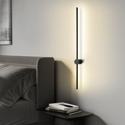 Brilagi - AURA LED-ulkoseinävalaisin LED/20W/230V 4000K IP54 97 cm musta CRI 90