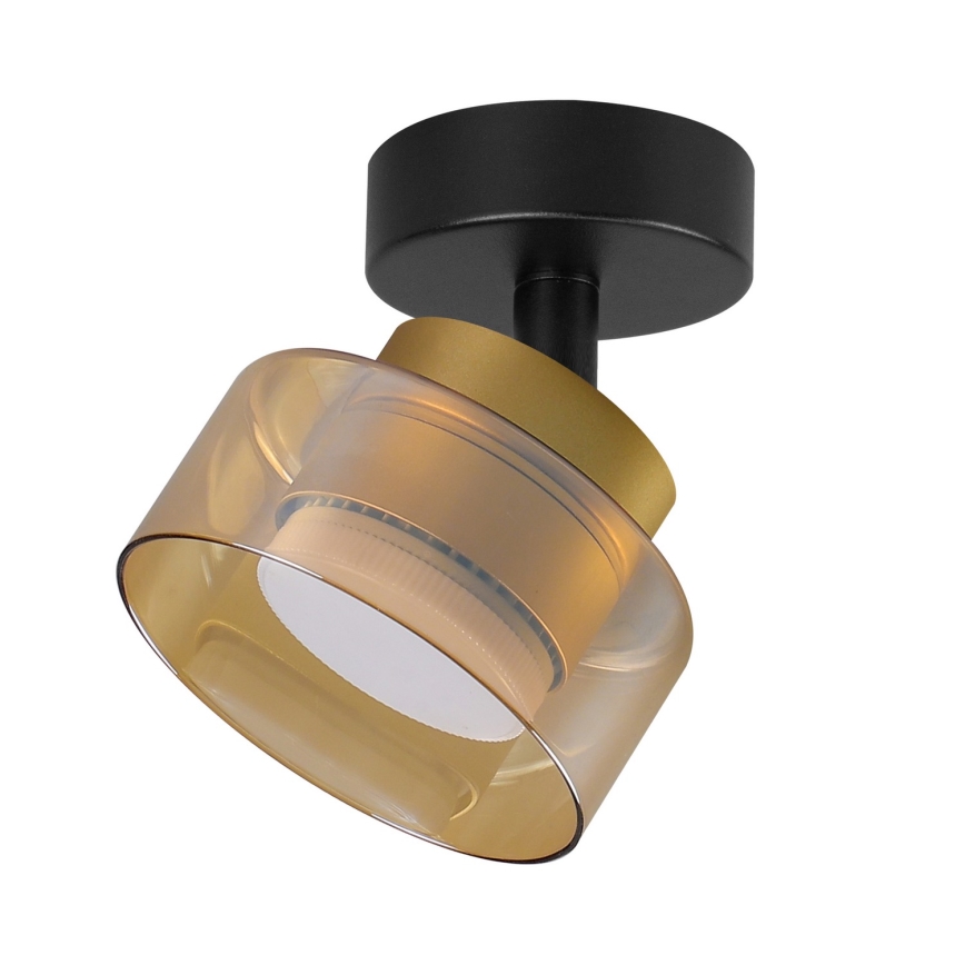 Brilagi - AURA LUX kohdevalaisin 1xGX53/30W/230V halkaisija 13 cm musta/kulta