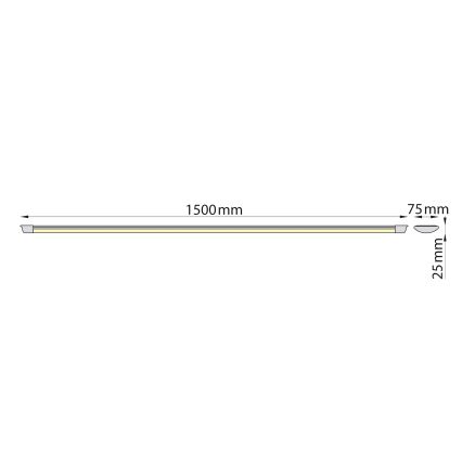 Brilagi - AVERO LED-loistevalaisin LED/45W/230V 150 cm