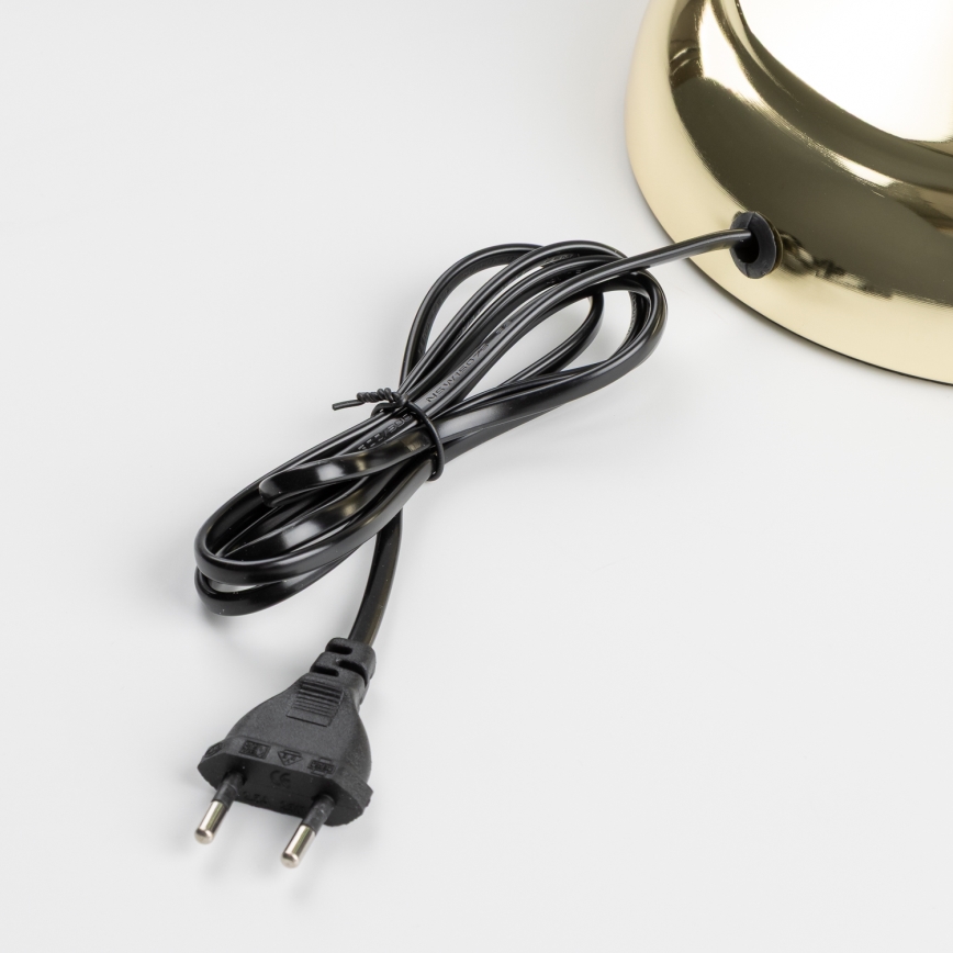 Brilagi - BANK OFFICE pöytävalaisin 1xE27/60W/230V kultainen/valkoinen