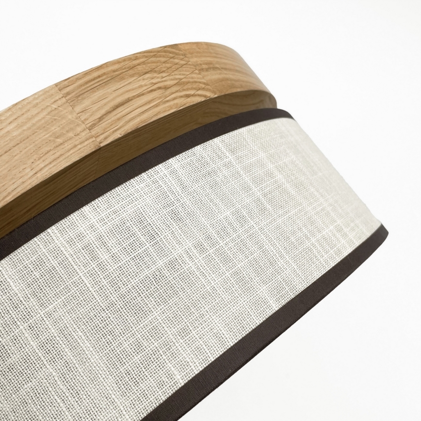 Brilagi - BELLADONNA LED-kattovalaisin 36 W/230 V, halkaisija 40 cm, kerma/tammi