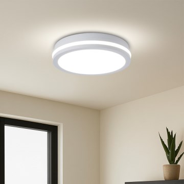 Brilagi - BENE LED/24W/230V ulkokattovalaisin, Ø 26 cm, valkoinen, IP54
