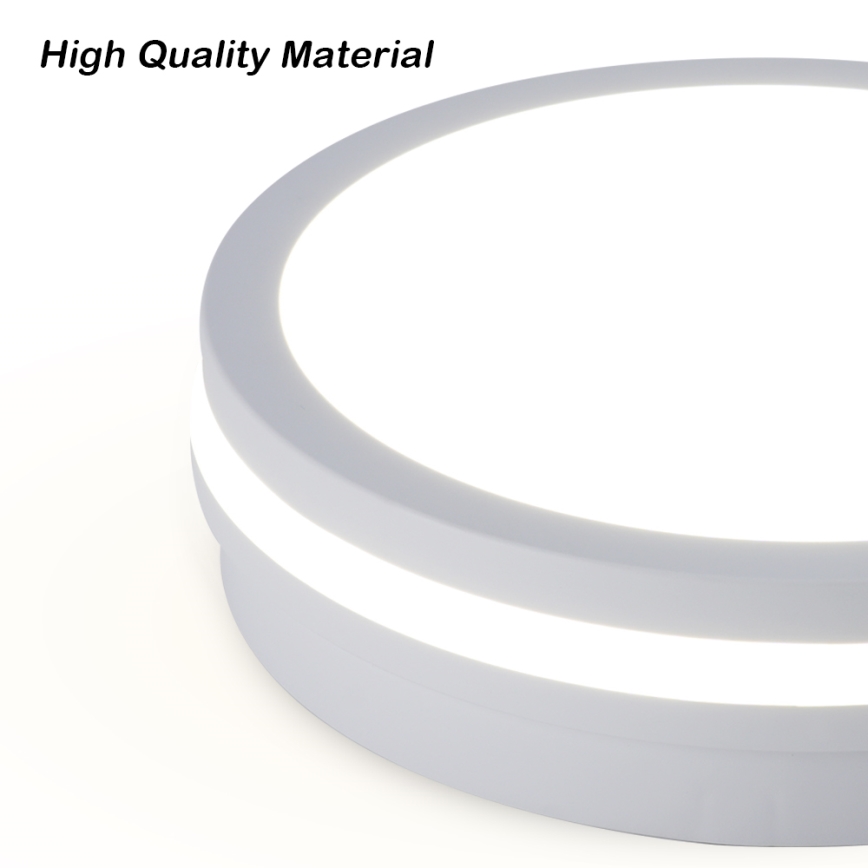 Brilagi - BENE LED/24W/230V ulkokattovalaisin, Ø 26 cm, valkoinen, IP54