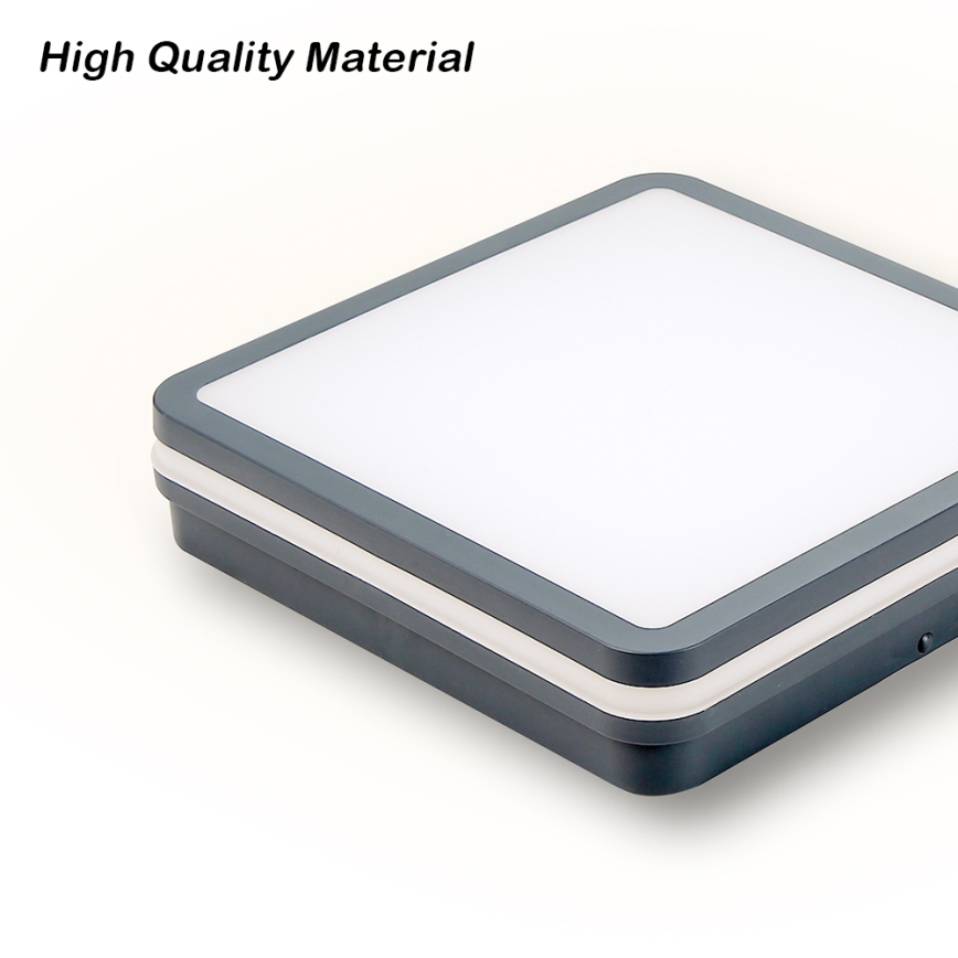 Brilagi - LED-ulkovalaisin liiketunnistimella BENE LED/24W/230V 26x26 cm antrasiitti IP54