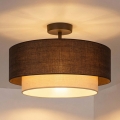Brilagi - BOHO ECO LED-pintakiinnitetty kattovalaisin 1xE27/10W/230V, halkaisija 40 cm, ruskea/kerma
