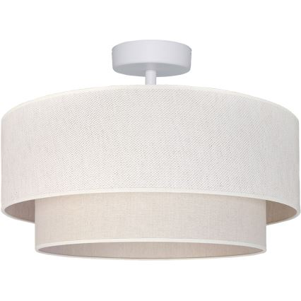 Brilagi - BOHO ECO LED-pintakiinnitteinen kattovalaisin 1xE27/10W/230V Ø 40 cm, kermanvärinen