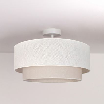 Brilagi - BOHO ECO LED-pintakiinnitteinen kattovalaisin 1xE27/10W/230V Ø 40 cm, kermanvärinen