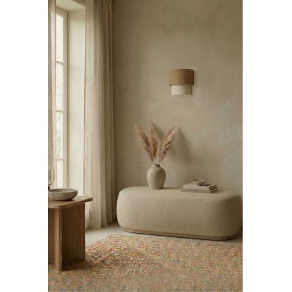 BRILAGI - BOHO ECO LED-seinävalaisin 1xE27/10W/230V beige/kerma