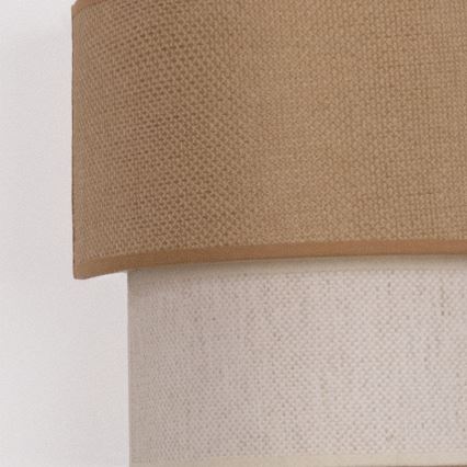 BRILAGI - BOHO ECO LED-seinävalaisin 1xE27/10W/230V beige/kerma