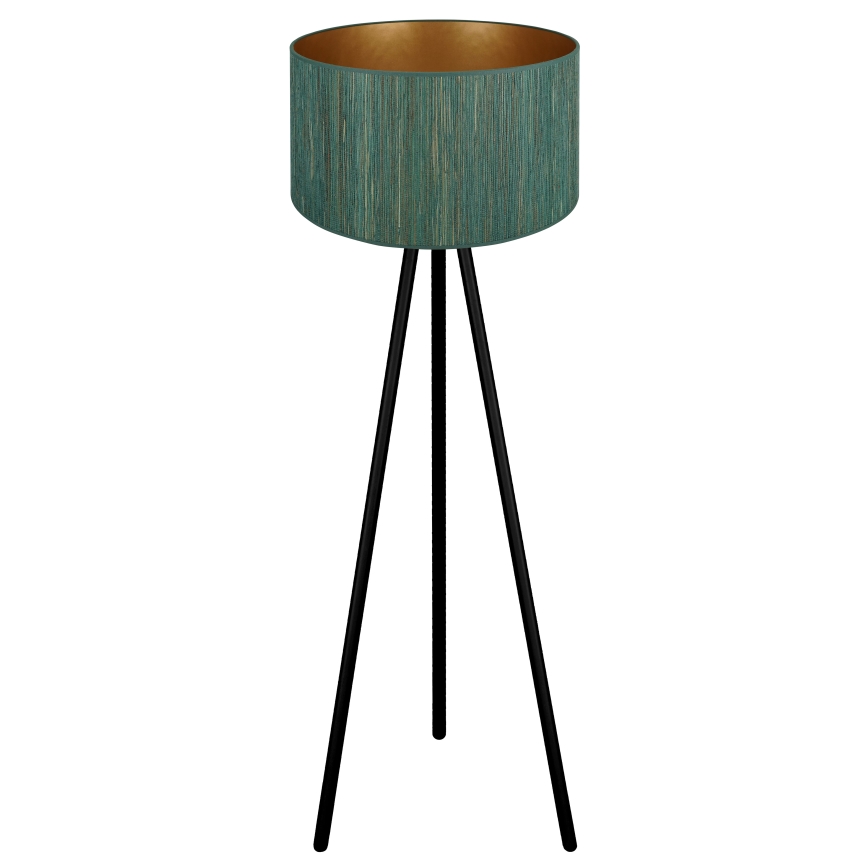 Brilagi - Lattiavalaisin BOSTON ROLLER 1xE27/15W/230V olki vihreä/kulta