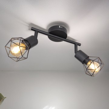 Brilagi - CAGE-spottivalaisin 2xE14/40W/230V