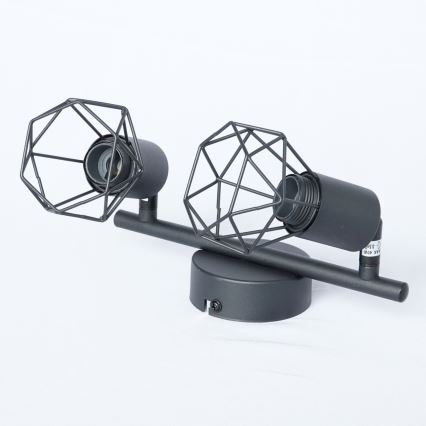 Brilagi - CAGE-spottivalaisin 2xE14/40W/230V