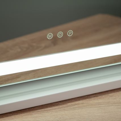BRILAGI - LED-himmennettävä meikkipeili CALIFORNIA LED/25W/230V 3000/4000/6500K 55x44 cm valkoinen