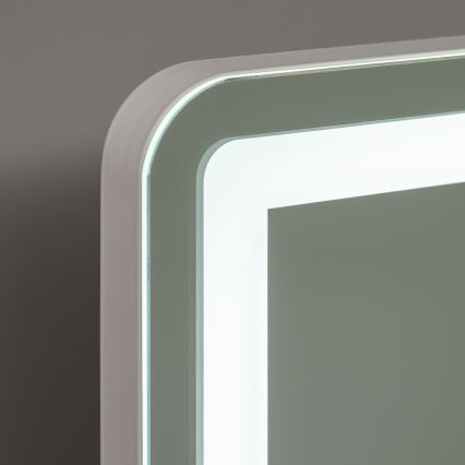 BRILAGI - LED-himmennettävä meikkipeili CALIFORNIA LED/25W/230V 3000/4000/6500K 55x44 cm valkoinen