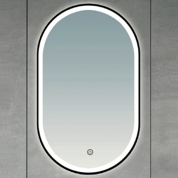 Brilagi - CANZO LED-kylpyhuonepeili LED/25W/230V 50x80 cm musta IP44 CRI 90 himmennettävä + CCT