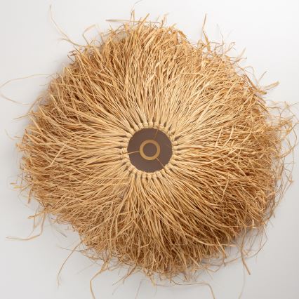 Brilagi - CERIA BOHO LED-riippuvalaisin johdolla 1xE27/40W/230V, halkaisija 60 cm, raffia