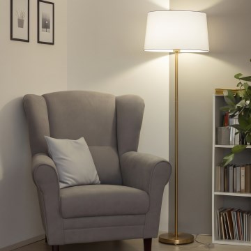 Brilagi - CERIA LED-lattiavalaisin 1xE27/20W/230V, halkaisija 45 cm, valkoinen/kultainen