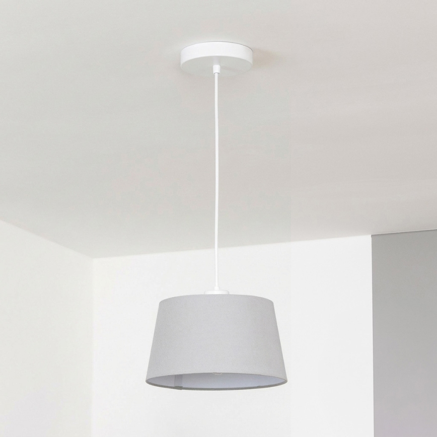 Brilagi - CERIA LED-riippuvalaisin johdolla 1xE27/40W/230V, halkaisija 25 cm, harmaa