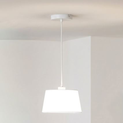 Brilagi - CERIA LED-riippuvalaisin johdolla 1xE27/40W/230V, halkaisija 25 cm, valkoinen