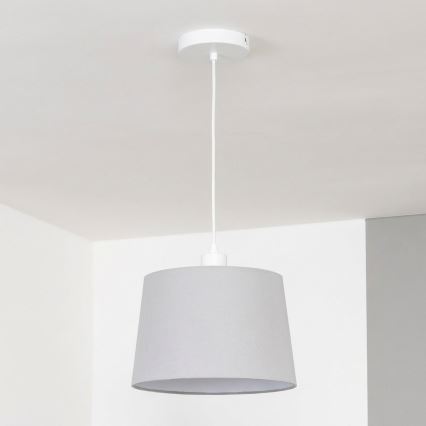 Brilagi - CERIA LED-riippuvalaisin johdolla 1xE27/40W/230V, halkaisija 30 cm, harmaa