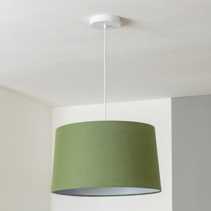 Brilagi - CERIA LED-riippuvalaisin vaijerilla 1xE27/40W/230V, halkaisija 45 cm, vihreä