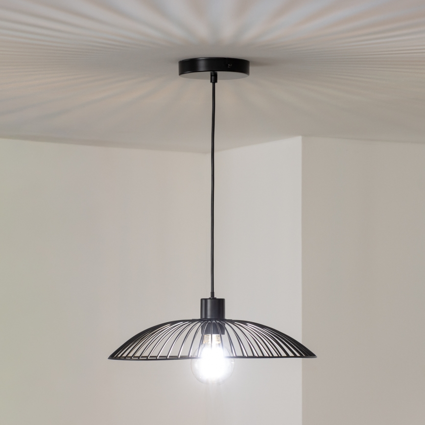Brilagi - CERIA WIRE LED-riippuvalaisin johdolla 1xE27/40W/230V halkaisija 38 cm musta