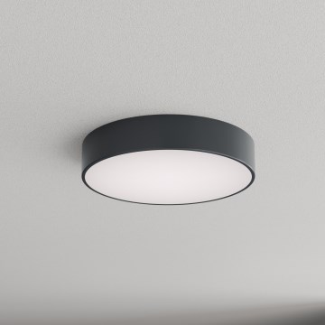Brilagi - CLARE kylpyhuoneen kattovalaisin liike- ja hämärätunnistimella 3xE27/24W/230V halkaisija 40 cm antrasiitti IP54