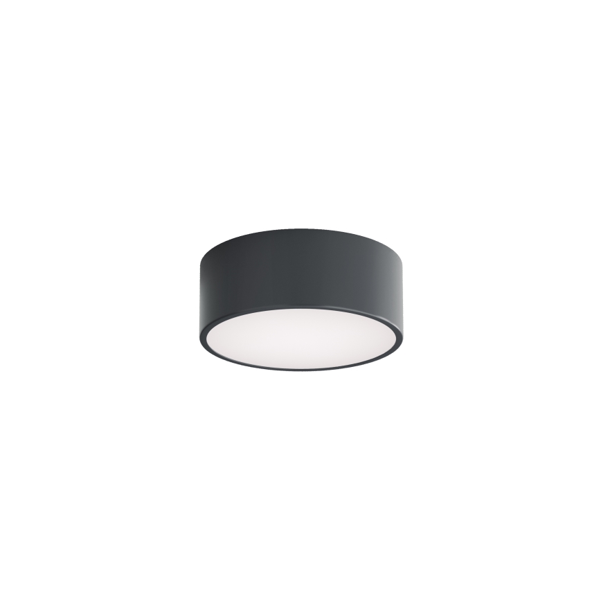Brilagi - Kylpyhuoneen kattovalaisin liike- ja hämärätunnistimella CLARE 1xE27/24W/230V halkaisija 20 cm antrasiitti IP54