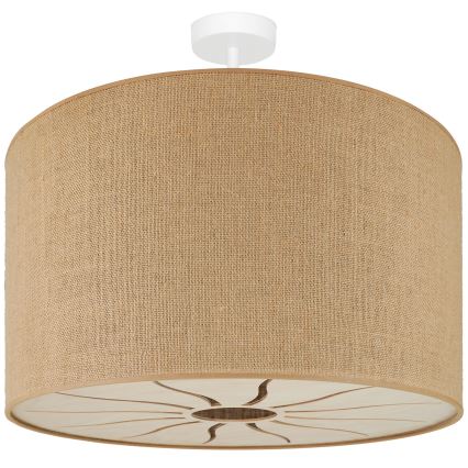 Brilagi - Kiinnitettävä kattovalaisin COUNTRY ROLLER 1xE27/15W/230V halkaisija 50 cm beige