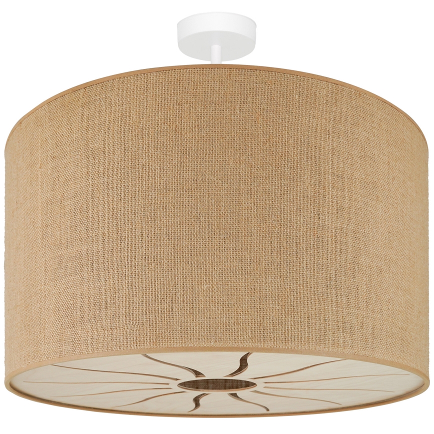 Brilagi - Kiinnitettävä kattovalaisin COUNTRY ROLLER 1xE27/15W/230V halkaisija 50 cm beige