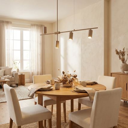 Brilagi - CRANE kaapeliriippuvalaisin 4xGU10/30W/230V beige