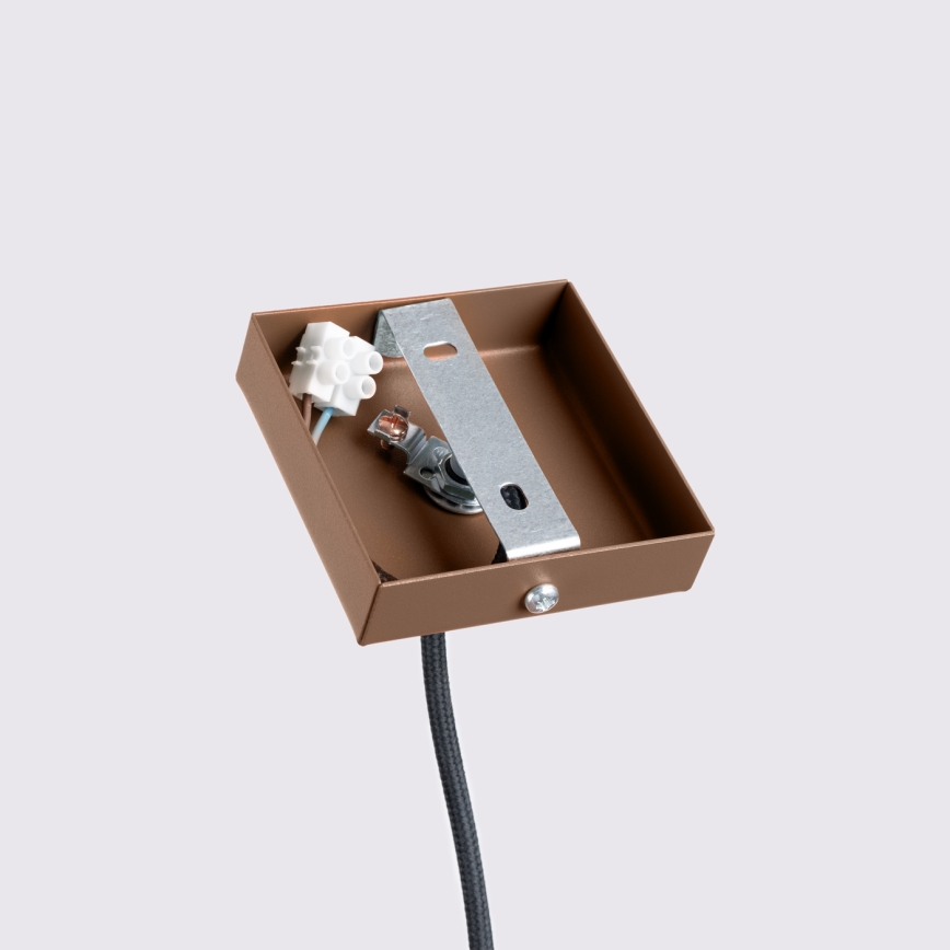 Brilagi - CRESTO LED-riippuvalaisin kaapelilla 1xGU10/10W/230V ruskea