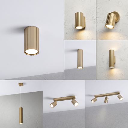 Brilagi - CRISPINA-kohdevalaisin 1xGU10/10W/230V 10 cm kultainen