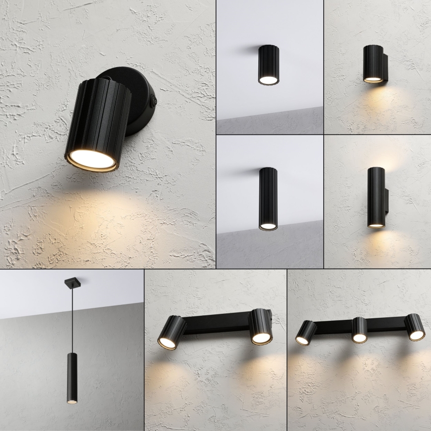 Brilagi - CRISPINA kohdevalaisin 1xGU10/10W/230V musta