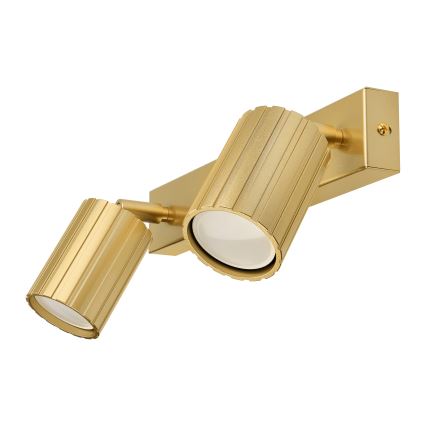 Brilagi - CRISPINA-kohdevalaisin 2xGU10/10W/230V, kullanvärinen