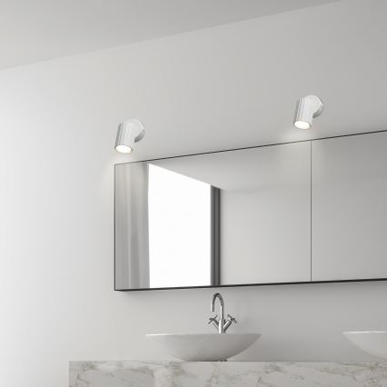 Brilagi - CRISPINA seinään asennettava kohdevalaisin 1xGU10/10W/230V, valkoinen