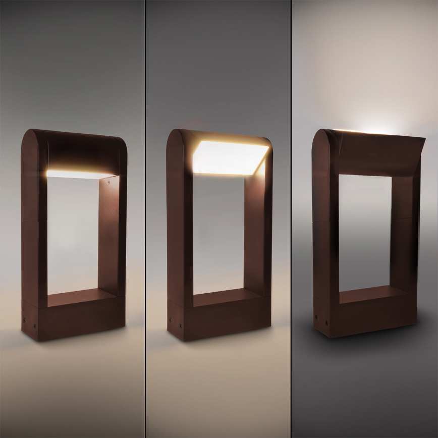 Brilagi - CROTONE LED-ulkovalaisin 7W/230V ruskea IP54 30 cm