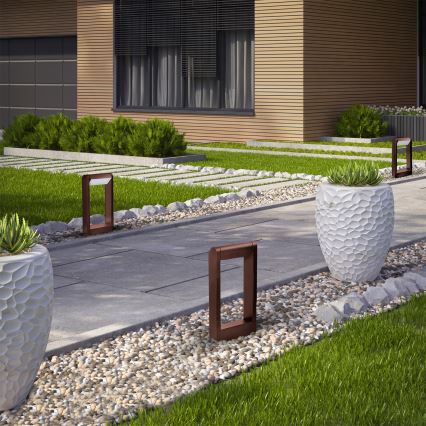 Brilagi - CROTONE LED-ulkovalaisin 7W/230V ruskea IP54 30 cm